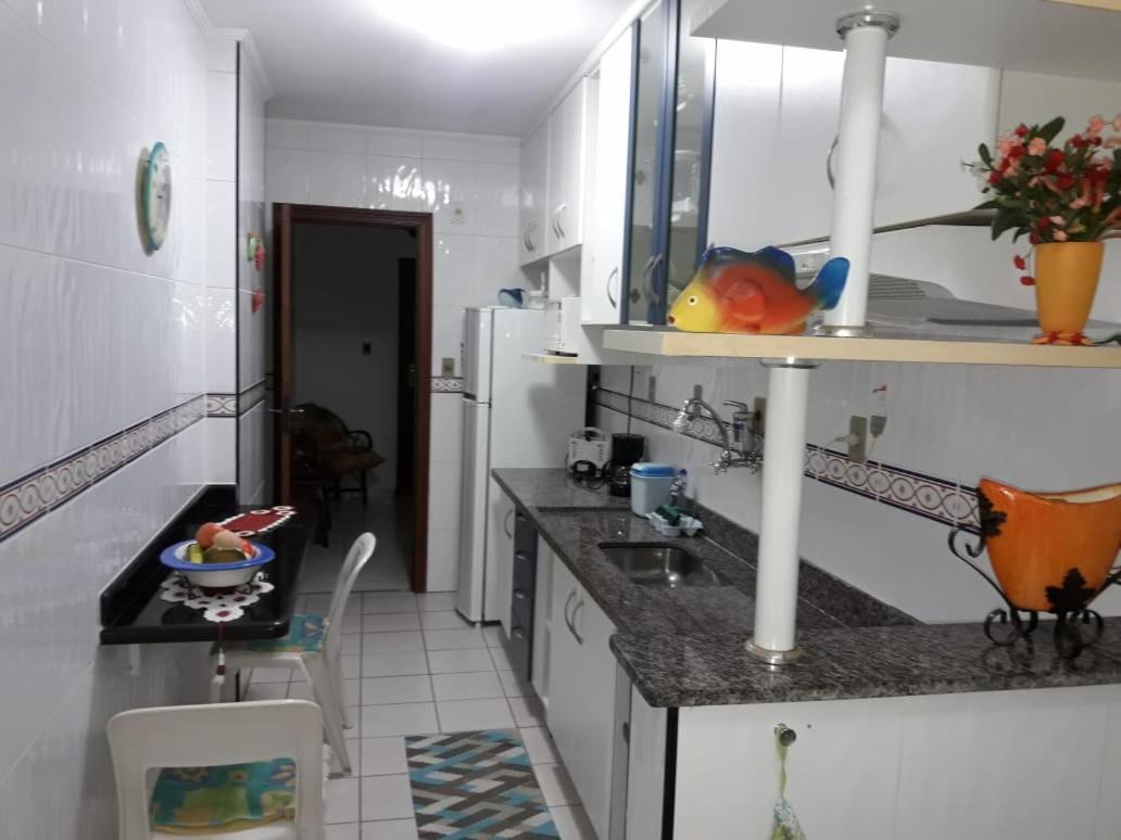 Alto Padrao Com 94 Mtrs - Frente Mar - Sacada Com Vista Mar Daire Praia Grande Dış mekan fotoğraf
